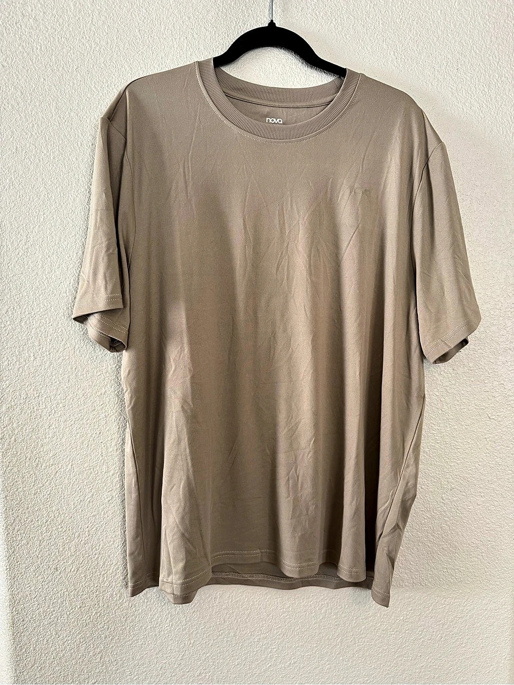 Nova Short Sleeve Tee in Brown Mens Size Large